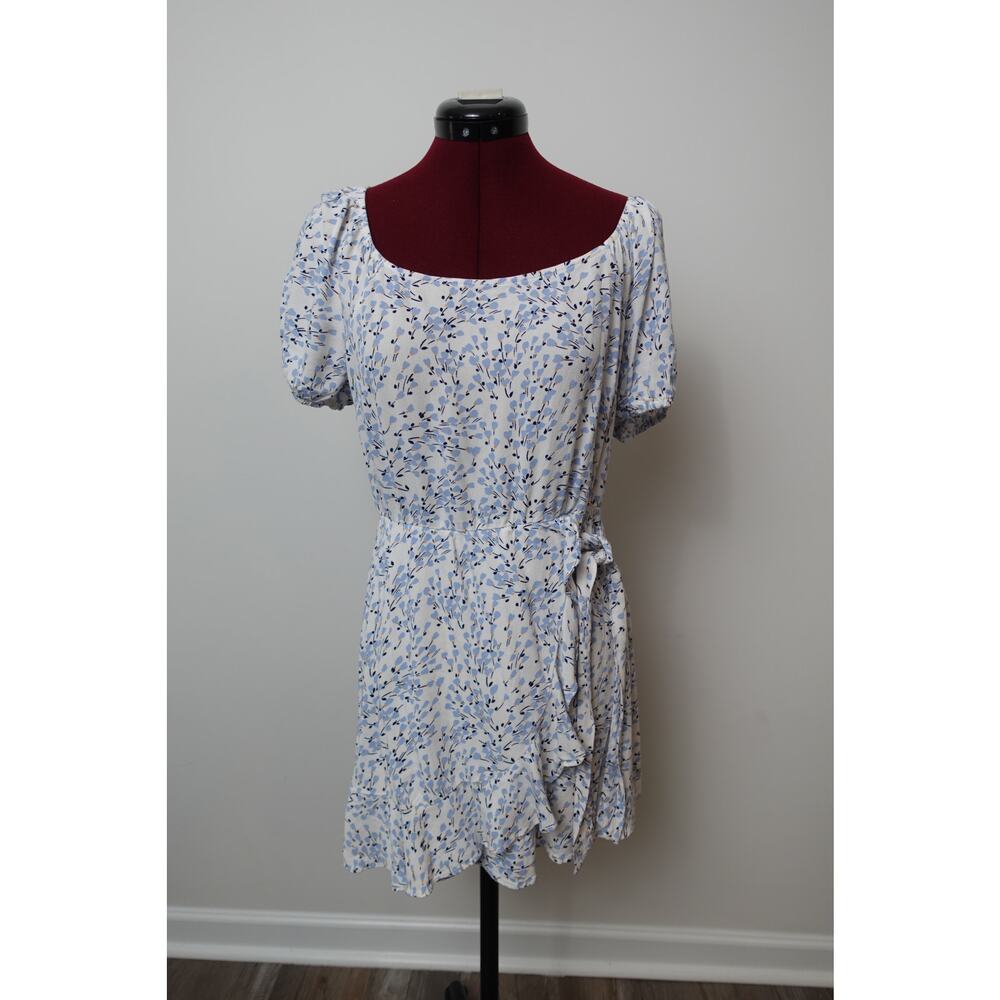 Lily Rose Summer Flowy Floral Mini Dress Size L